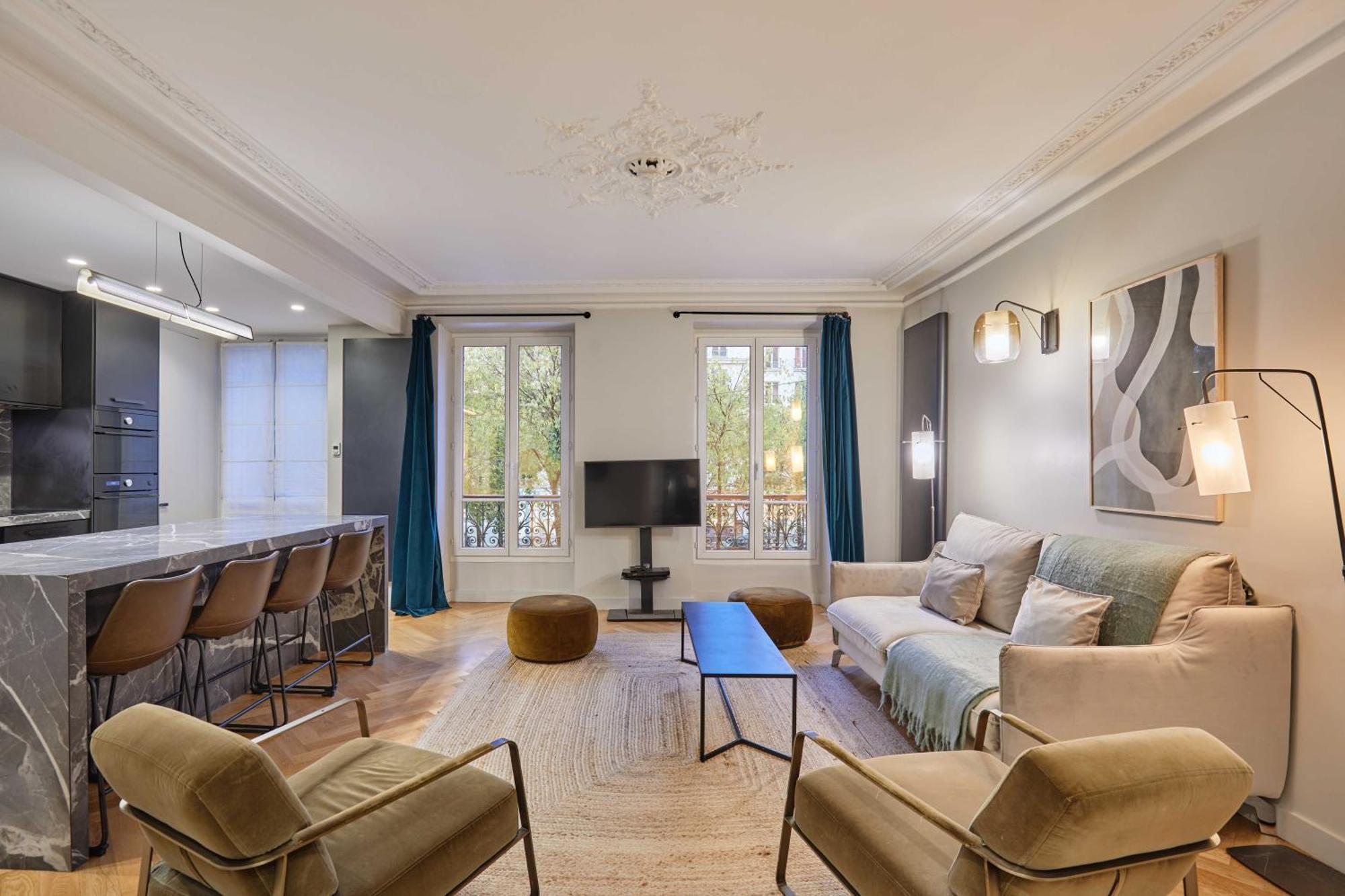 Magnificent Apartment - 3Br- 8P - Batignolles Paris Exterior foto